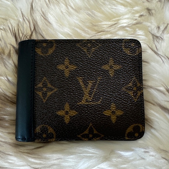 Auth Louis Vuitton Men Wallet PF Gaspar Monogram Macassar Brown/Black #M93801 - Picture 1 of 11